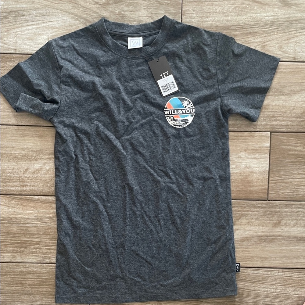 Kids Gray Short Sleeve Tee